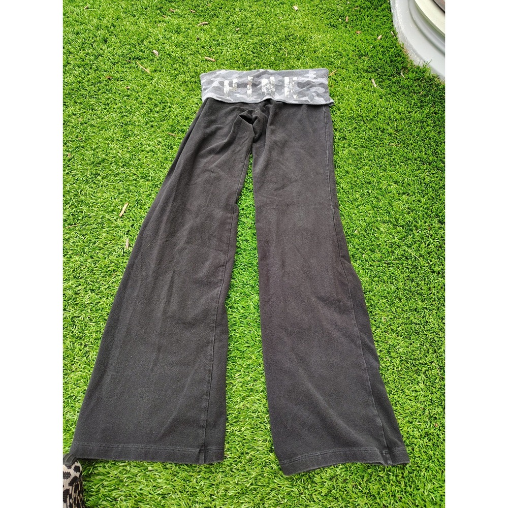 Pink Camo Black and Gray Leggings